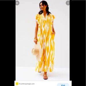 Anthropologie maxi dress